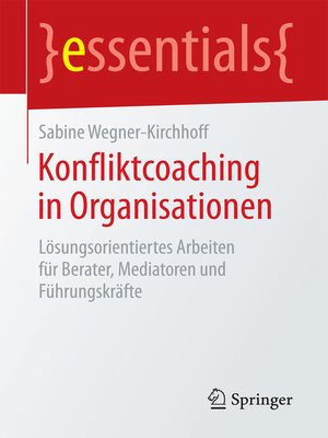 cover image of Konfliktcoaching in Organisationen